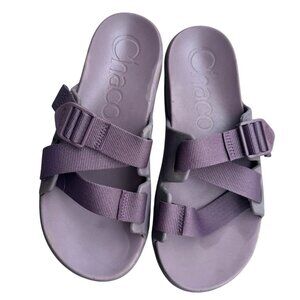 Chaco Women's US Size 10  Chillos Slide Sandals - Purple - JCH108600